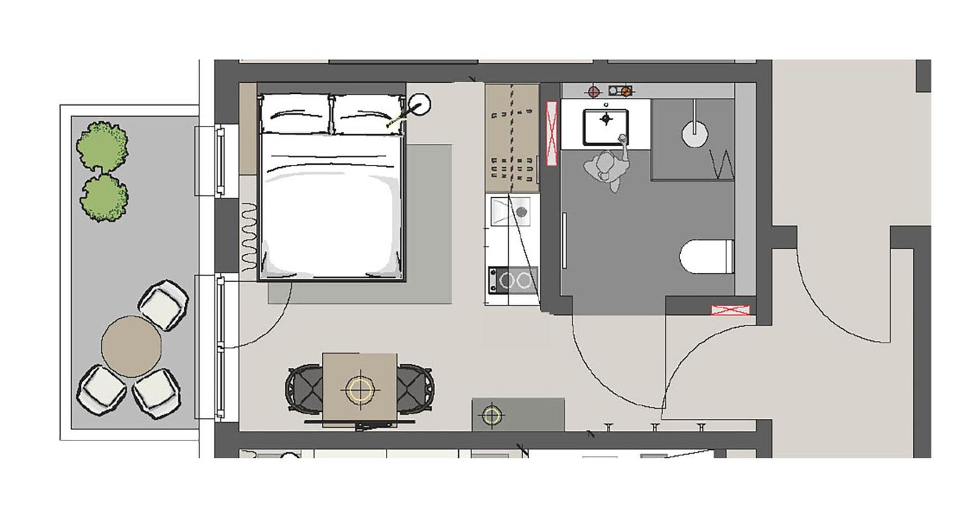 Mikes Apartments Мюнхен Стая снимка